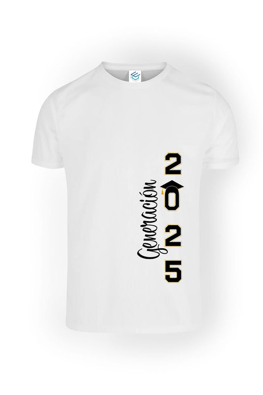Playera de Graduación Generación Vertical