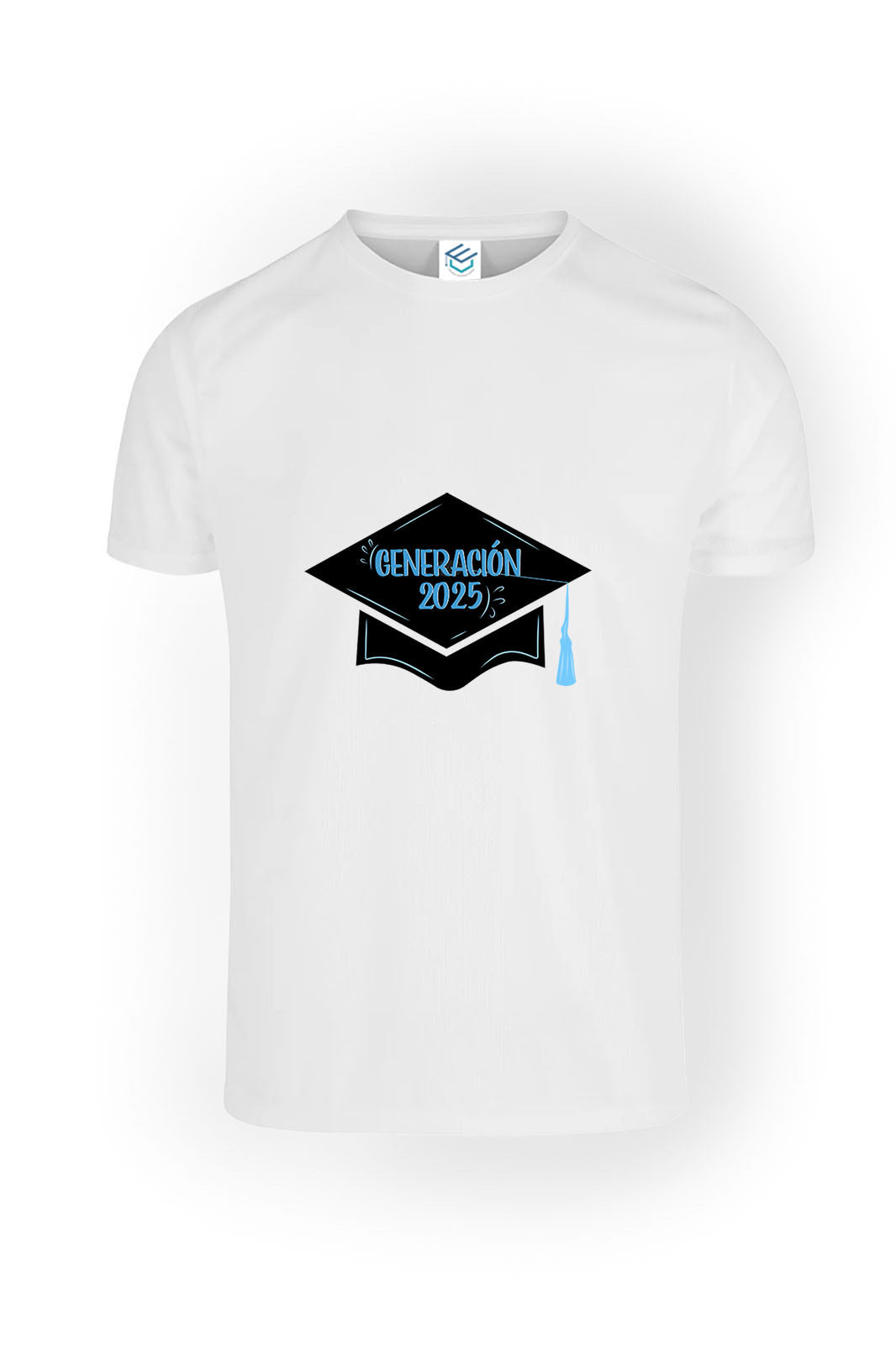 Playera de Graduación Birrete Azul