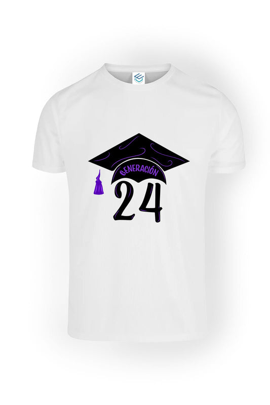 Playera Birrete Morado