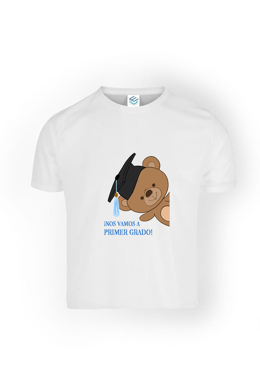 Playera Preescolar Osito Azul