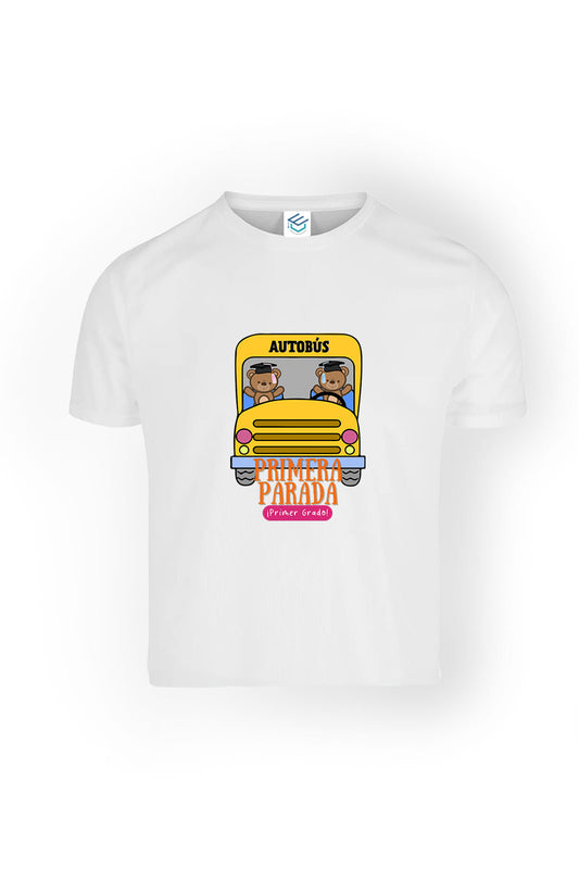 Playera Preescolar Autobús Escolar