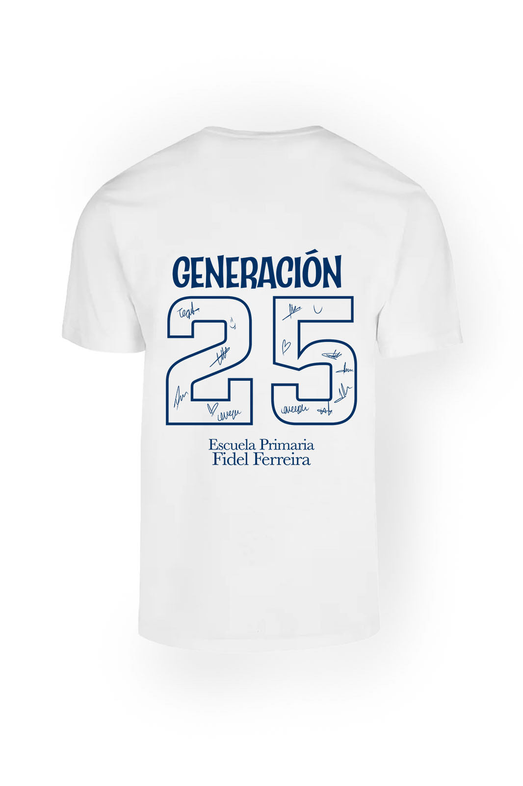 Playera de Graduación para Dedicatorias
